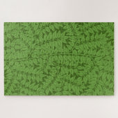 Grüne Zweigstelle Muster (Jungle Art) (William Mor Puzzle (Horizontal)