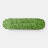 Grüne Zweigstelle Muster (Jungle Art) (William Mor Skateboard (Horizontal)