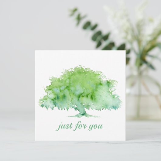 Grüneiche Einladung (Stehend Vorderseite)