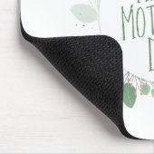 Grünen Blätter der Mutter Kranz | Mousepad (Ecke)
