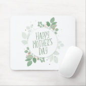 Grünen Blätter der Mutter Kranz | Mousepad (Mit Mouse)
