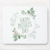 Grünen Blätter der Mutter Kranz | Mousepad (Vorne)