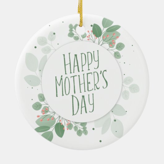 Grünen Blätter der Mutter Kranz | Ornament (Hinten)