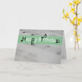 Grünen Geburtstag mit Misic Notes Karte (Gelbe Blume)