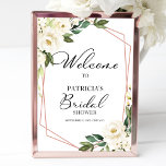 Grünen Geometrisches Brautparty Willkommenspopster Poster<br><div class="desc">Schöne grüne eucalyptus weiß,  blumengeometrisch Brautparty Willkommensschild. Einfach mit Ihren Daten personalisieren. Bitte kontaktieren Sie mich per Chat,  wenn Sie Fragen zum Kunstwerk haben oder eine Anpassung benötigen. BITTE BEACHTEN SIE: Für Unterstützung bei Bestellungen,  Versand,  Produktinformationen usw. wenden Sie sich direkt an den Zazzle Kundenservice https://help.zazzle.com/hc/en-us/articles/221463567-How-Do-I-Contact-Zazzle-Customer-Support-.</div>