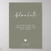 Grünen Hochzeit zu haben und trinken Zeichen zu ha Poster (Vorne)