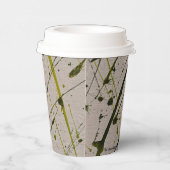 GRÜNEN KARIERT PAPPBECHER (Rechts)