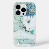 Grünen Mädchen schlafen Case-Mate iPhone Hülle (Rückseite)