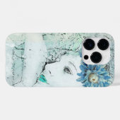 Grünen Mädchen schlafen Case-Mate iPhone Hülle (Rückseite (Horizontal))