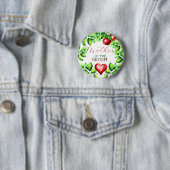 Grünen Mutter des Groom-Brautparty Button (Beispiel)