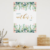 Grünen Muttertagskarte Poster (Küche)