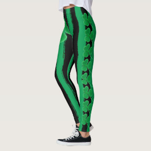 Grünen St Patrick Kleeblatt-Iren-Klee Tag  Leggings