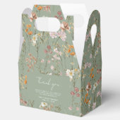 Grünen Wildblume Boho Baby im Blumengarten Geschenkschachtel (Geöffnet)