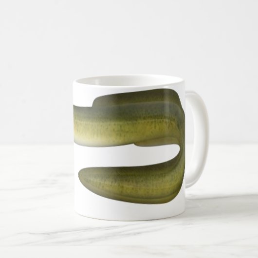 Grüner Aal Kaffeetasse (VorderseiteRechts)