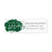 Grüner Abschluss | Modern Paint Grad Address (Vorne)