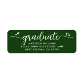 Grüner Abschluss Skript unterstützt Bold Moderne A (Vorne)