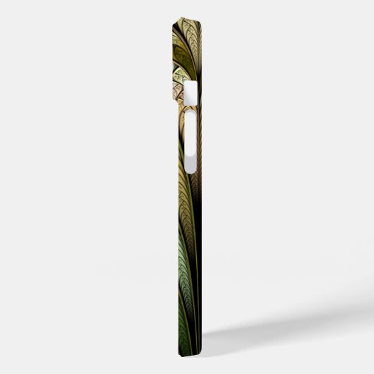 Grüner Abstrakt gestanzter Glass West Wind Case-Mate iPhone Hülle (Rückseite / Links)