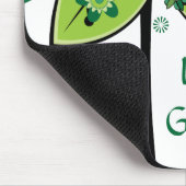 Grüner abstrakter Baum Mousepad (Ecke)