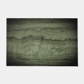 Grüner abstrakter Granit | Marmormuster Fußmatte (Vorderseite)