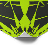 Grüner abstrakter Hintergrund. Grafik.abstra Poster (Ecke)