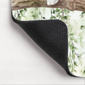 Grüner Abstrakter Jungle Leopard Mousepad (Ecke)