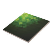 Grüner abstrakter Technologieentwurf Fliese (Seite)