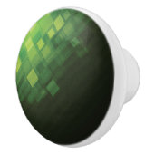 Grüner abstrakter Technologieentwurf Keramikknauf (Rechts)