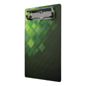 Grüner abstrakter Technologieentwurf Mini Klemmbrett (Gewinkelt2)