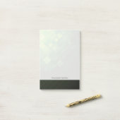 Grüner abstrakter Technologieentwurf Post-it Klebezettel (Auf Schreibtisch)