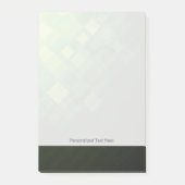 Grüner abstrakter Technologieentwurf Post-it Klebezettel (Vorderseite)