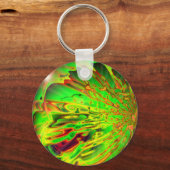 Grüner Acid Splash Schlüsselanhänger (Rückseite)