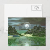 Grüner Adler Postkarte (Vorne/Hinten)