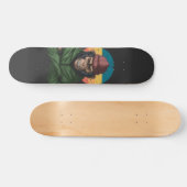 Grüner Affe Skateboard (Horizontal)