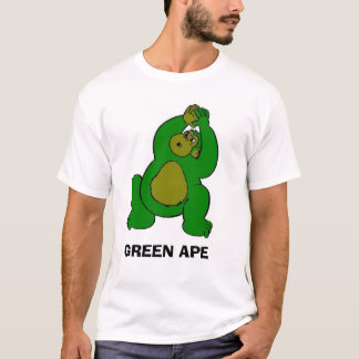 Grüner Affe T-Shirt