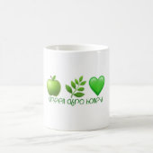 Grüner Afro Honig Becher 1 Kaffeetasse (Mittel)