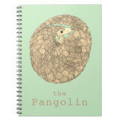 Grüner Aktivismus für Pangolin-gefährdete Tierrech Notizblock (Vorderseite)