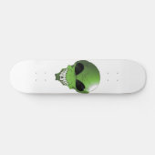 Grüner alien Skateboard (Horizontal)