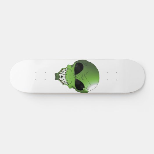 Grüner alien Skateboard (Horizontal)