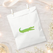 Grüner Alligator bevorzugt die Taschen Geschenktütchen (Ausgeschnitten)