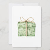 Grüner Alligator Druck Geschenk Geburtstag Einladung (Rückseite)