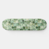 Grüner Alligator-Druck Skateboard (Horizontal)