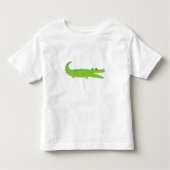 Grüner Alligator Kleinkind T-shirt (Vorderseite)