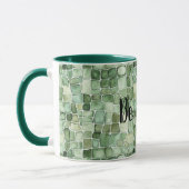 Grüner Alligatorendruck Sei Wild Tasse (Links)