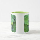 Grüner Amazonas-Papagei Tasse (Zentrum)