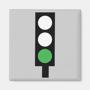 Grüner Ampelmagnet Magnet