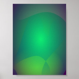Grüner Amphibien Poster