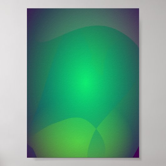 Grüner Amphibien Poster (Vorne)