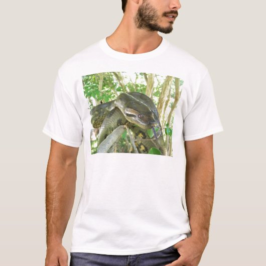 Grüner Anaconda T-Shirt (Vorderseite)