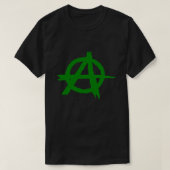 Grüner Anarchismus A T-Shirt (Design vorne)