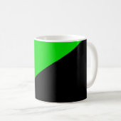 Grüner Anarchist Kaffeetasse (VorderseiteRechts)